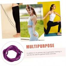 BESPORTBLE Cuerda De Gimnasia Rítmica Cuerdas De Pared De Yoga Cuerda De Gimnasia De Colores Cinta De Gimnasia Cuerda Cuerda Tensora De Pie Cuerda Unido SOGA Algodón Púrpura(púrpura) - Multicolor - Ver 10