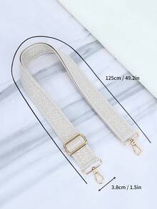 Adjustable Replacement Strap, Shoulder Strap, Waist Belt, Handbag Accessories - Beige - View 5