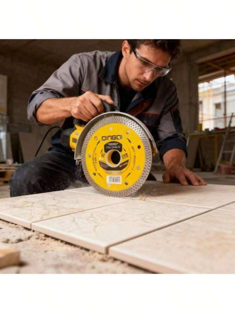 11.5cm Ultra-Thin Circular Saw Blade, Cutting Disc For Porcelain, Ceramic Tiles, Granite, Concrete, And Various Wood, Plastic, Composite Materials