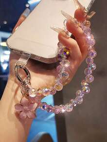 1 chiếc dây đeo điện thoại mặt hoa, dây đeo điện thoại đính hạt cao cấp, dây đeo cổ tay ngắn thời trang chống thất lạc khi đi du lịch, mua sắm ngoài trời, tương thích với Android và hầu hết các điện thoại thông minh, quà tặng cho mẹ, gia đình, bạn bè, trẻ em, sinh nhật, ngày lễ. - Nhiều màu - Xem 4