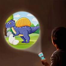 1 Set Of Children's Projection Flashlight Toys, Slideshow Lighting Flashlight, Puzzle And Early Education Fun Creativity