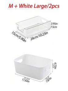 1 hộp/2 bộ hộp đựng đồ trong suốt bền chắc, hộp đựng đồ dung tích lớn có thể xếp chồng lên nhau, thích hợp cho tủ lạnh, tủ đông, tủ bếp, tủ đựng thực phẩm, hộp và tủ đựng đồ nhà bếp, phụ kiện nhà bếp, hộp sắp xếp tủ lạnh, hộp đựng đồ ăn nhẹ, lọ đựng gia vị, quà tặng ngày Valentine và quà tặng tựu trường. - Nhiều màu - Xem 23