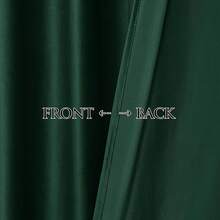 Olive Green Pinch Pleated Curtains 96 Inches Long, Thermal Insulated Window Drapes With Hooks, Soft Track System Panels Living Room, W38 X L96, 2 Panels, Home Decor - 深綠色 - 查看 6