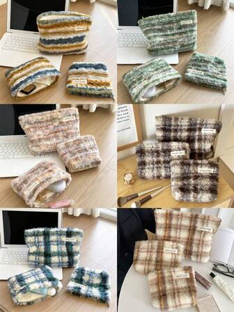 MEYOU FAIRY 化妆包、便携手提包、收纳包、洗漱包、大容量化妆包、化妆品收纳纸巾收纳包、旅行必备包、收纳包、女士卫生巾收纳包、学生铅笔盒、内袋、拉链手提收纳包、带拉链