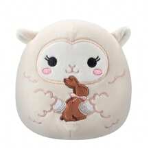 Squishmallows 官方 5 英吋乳白色小羊 Sophie 與巧克力兔子 超柔軟毛絨玩偶 兒童適用 - 蘇菲 - 查看 8