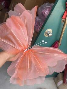 1/3/5pcs Simulation 3D Butterfly Decoration, Silk Butterfly Decoration For Weddings And Outdoor Activities - Perfect For Photography Backgrounds And Seasonal Celebrations, Butterfly Party Decoration, Garden Embellishment, Exquisite Design, Delicate Craftsmanship, Essential For Flower Enthusiasts - Multicolor - View 16