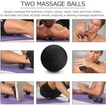 Rodillo de Masaje 7 en 1,Cilindros de Hule Espuma de Acondicionamiento Físico,Foam Roller para Masajes y Relajación Muscular,Creado para El Fitness,El Yoga, Estiramientos y Ejercicios de Núcleo(default) - Multicolor - Ver 4