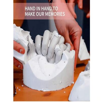 Bộ khuôn đúc 3D thủ công tự làm mô hình bột, tạo nên những kỷ niệm vĩnh cửu! Thích hợp làm công cụ tăng cường tình cảm giữa các cặp đôi và bạn bè, thích hợp làm quà tặng Ngày của Mẹ hoặc Ngày Valentine, thể hiện hoàn hảo tình yêu và những khoảnh khắc khó quên (Đóng gói ngẫu nhiên)