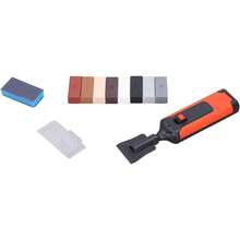 EstiloJuego De ReparacióN De Azulejos, Pluma De CalefaccióN EléCtrica, Bloque De Cera, Esponja, Brechas De Grietas, Herramientas De ReparacióN Para RestauracióN De PorcelanaVersióN Mejorada