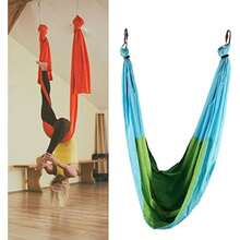 Hamaca Aérea para Yoga, Columpio, Adecuada como Hamaca para Yoga, Forma Líneas Corporales Perfectas y Saludables y Mejora la Condición Física(1) - Multicolor - Ver 6