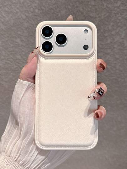 简约哑光白苹果手机壳，兼容 17 Pro Max/17 Pro/17 Air/17/16/16 Pro Max/16 Plus/16 Pro/16 E/15/15 Pro Max/15 Pro/15 Plus/11/12/13/14 Pro Max/12 Pro/12 Pro Max/13 Pro/13 Pro Max/14 Pro/14 Pro Max，软壳