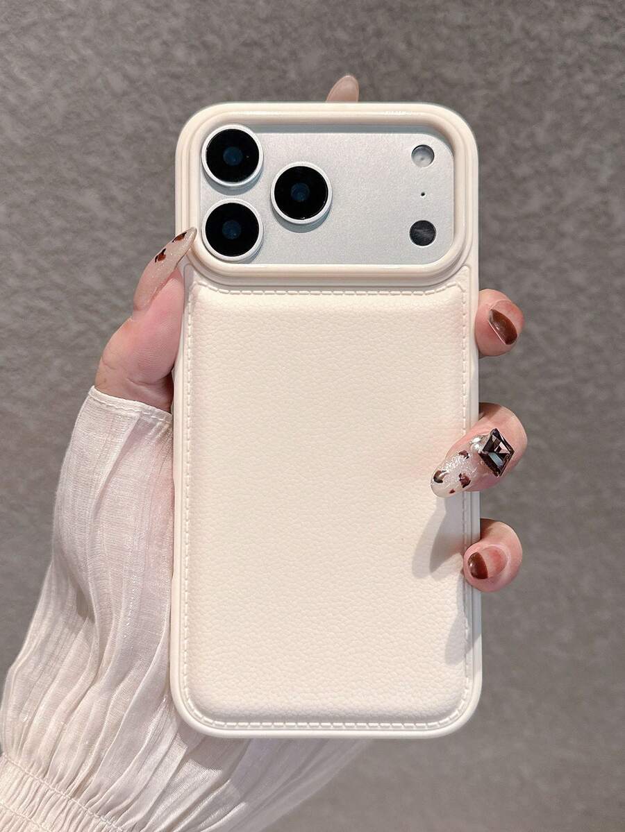 简约哑光白苹果手机壳，兼容 17 Pro Max/17 Pro/17 Air/17/16/16 Pro Max/16 Plus/16 Pro/16 E/15/15 Pro Max/15 Pro/15 Plus/11/12/13/14 Pro Max/12 Pro/12 Pro Max/13 Pro/13 Pro Max/14 Pro/14 Pro Max，软壳