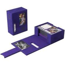Gamegenic Arkham Horror Investigator Deck Tome, caja de cubierta premium para Arkham Horror: el juego de cartas, tiene capacidad para una cubierta completa de investigador, pícaro, color verde, hecho(Morado) - Multicolor - Ver 2