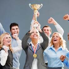 12 Pieces Award Medals-Winner Medals Prizes Sports, Competitions, Party, Spelling Bees, Style, 2 Inches - Gold - View 7