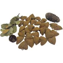 20个复古风格心形金属铃铛，复古装饰工艺铃铛，古朴乡村风心形金属铃铛 - 非常适合圣诞节、情人节和毕业派对装饰、花园装饰、悬挂装饰品 - 彩色 - 查看 5