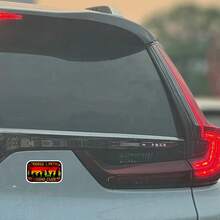 Middle Earth Hiking Club Vinyl Car Sticker - Waterproof, Matte Finish, Cartoon Design - Great For Bumper Stickers, SUVs, Laptops - Unique Gift Idea For Outdoor Enthusiasts, Sunset Graphic Adhesive, Camping Gear, Car Decal - Multicolor - View 7