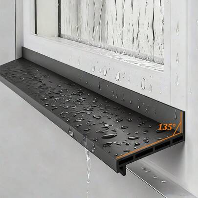 1,1 m TPE-fönstertätningslist, vattentät avledningsskiva mot regn och vatten för balkonger, tätningslist för hushållsfönster