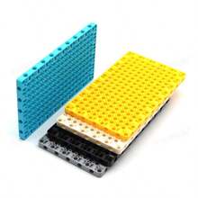 1pc Universal Building Blocks Base Plate, Toy Construction Base Board, Educational Puzzle Assembly Creative Building Blocks Accessory, Random Color - Multicolor - View 12