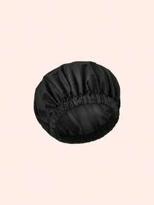 1pc Reusable Women's Shower Cap, Large Waterproof Bathing Cap, Washable With Elastic Band, Suitable For Long Hair And Braids