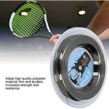 Cuerda de Raqueta de Tenis, Cuerda de Raqueta de Tenis de Poliéster de 200 M Cuerda de Raqueta Dura Redonda Resistente a Golpes Que Satisface Sus Diferentes Necesidades(1,30 mm) - Multicolor - Ver 7