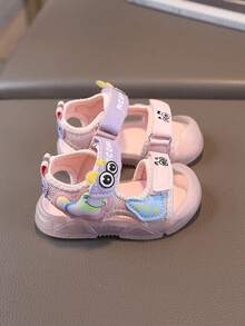 1双软底防滑闭趾凉鞋，适合幼儿男女童，夏季款 - 粉色 - 查看 4