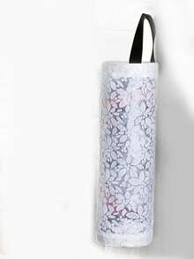 1pc Creative Wall Mounted Bin Bag Storage Bag Box Sorting Kitchen Plastic Bag Collector Punch Free Shopping Storage Bag