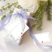 10/20/30/100pcs Simple Heart Shaped Blank Cards, Suitable For Valentine's Day, New Year, Wedding, Birthday, Anniversary, Holidays, Gift Tags, Message Cards, Wallet Cards, Business Cards, White Greeting Cards, Teacher's Day Gifts - Multicolor - View 7