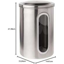 Fox Run 6103 Juego de Bidones, Acero Inoxidable, 3 Piezas(default) - Multicolor - Ver 7