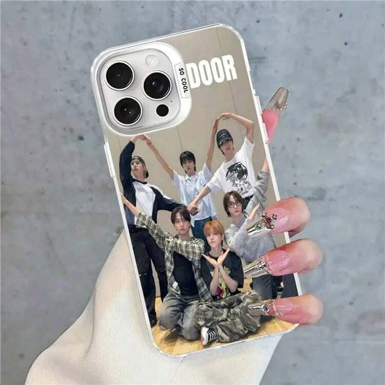 Funda para del grupo K-POP BOYNEXTDOOR compatible con 17 16 15 14 13 12 11 Pro Max Plus, acabado mate, cubierta trasera a prueba de golpes - Z7 - Añade 4