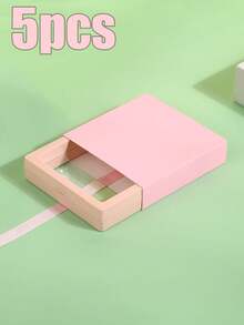 1/10-Piece Pack, High-Transparency PE Film Drawer-Style Jewelry Storage Gift Box, Exquisite Tote Bag Style Gift Box, Simple Appearance, Elegant Texture. This Gift Box Can Safely Store Various Jewelry, Preventing Wear And Tear And Tangling. - Multicolor - View 20