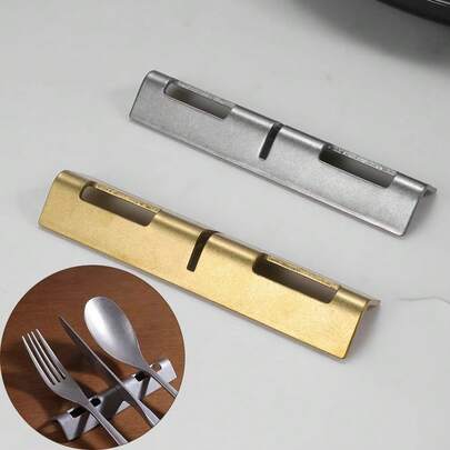 1/6개 304 스테인리스 스틸 나이프 포크 스푼 홀더 랙, 빈티지 눈송이 회색, 호텔 테이블, 레스토랑 칼 홀더에 적합 - 결혼식, 파티, 촛불 저녁 식사에 적용 가능