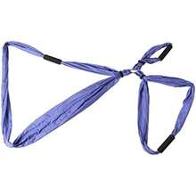 Yosoo Health Gear Kit de Hamaca de Yoga Aérea, Telas de Nylon Yoga Swing Swing Ultra Fuerte Antigravito y Hamaca Aérea para Flexibilidad y Resistencia Núcleo (Purple)(Púrpura) - Multicolor - Ver 3
