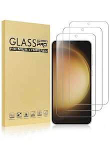 3pcs High Definition Tempered Glass Screen Protector, Compatible With Samsung Models S20 FE/S24 FE/A14/A15/A16/A17/A07/A25/A35/A34/A54/A05s/A55/A06/A16/A26/A36/A56/S25 Edge/A07/A17/S25 Ultra/S24 Ultra/S23/S22 Series - Clear - View 23
