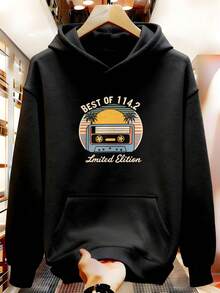 Sudadera con capucha para hombres de primavera y otoño, diseño simple, adecuada para el trabajo IL47 - Negro - Ver 8