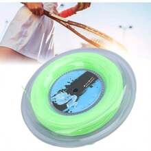 RiToEasysports Cadena de Raqueta de Tenis, Cuerda de Tenis de 200m de 200 M Cuerda de Tenis Fluorescente de Poliéster Fluorescente para Jugadores Ofensivos Que Buscan Durabilidad y Rendimiento(default) - Multicolor - Ver 3