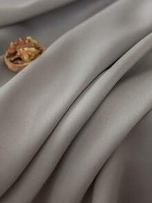 1 buah Tirai Rayon Modern Warna Polos, Desain Kantong Batang, Cocok untuk Ruang Tamu dan Kamar Tidur - Tirai Tipis dan Penyaring Cahaya, Tirai Ruang Tamu, Tirai Kamar Tidur - Grey - View 10