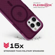 MX   tech21 EvoCheck para iPhone 16 Pro - Compatible con - Funda de protección contra Impactos - en Ciruela - Ciruela - Ver 3