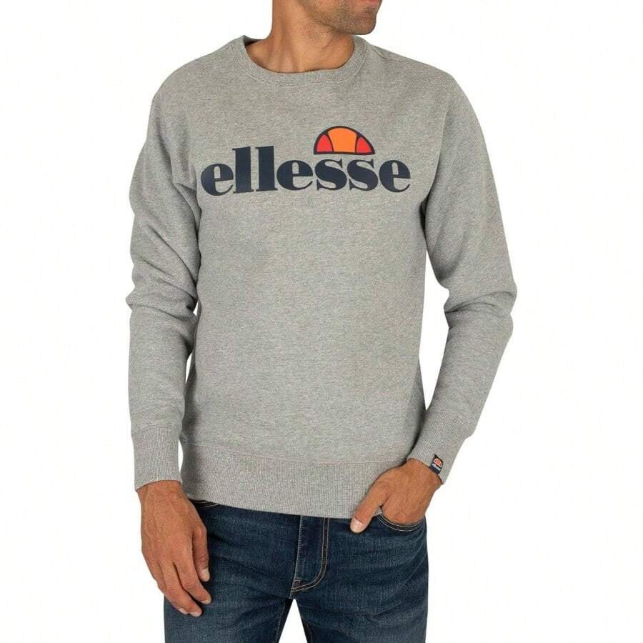 Succiso - Sudadera para Hombre - M + Gris (Gris jaspeado) - Ver 1