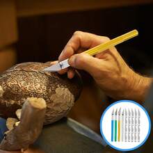 This Precision Craft Knife Set Is Suitable For Various Craft And Art Projects, Including A Multi-Functional Craft Knife, An A4 Cutting Mat, And A Paper Template Ruler. It Is An Ideal Choice For Scrapbooking And Handmade Creations. This Cutting Tool Set Comes With A Craft Knife And Specialized Blades That Can Cut Through A Variety Of Materials Such As Cardboard.