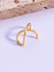 1 pieza Pendiente de oreja geométrico minimalista y sencillo - B - Ver 3