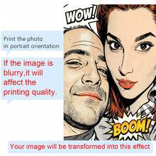 定制宠物肖像，水彩狗狗肖像，个性化狗狗画作，母亲节礼物，狗狗纪念水彩画 - 彩色 - 查看 9