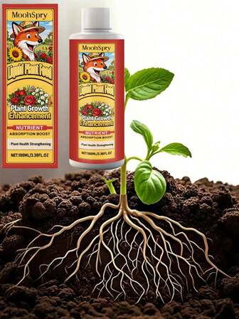 Universal Plant Nutrient Solution, Home Gardening Potted Flower Plant Root Nutrient Supplement SolutionUniversal Plant Nutrient Liquid, Home Gardening Potted Flower Plant Root Nutrient Liquid, Outdoor, Blooming, Plump, Outdoor, Home, Grassland, Green Plants