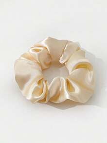 12/1 Pc Hair Clips Silky Scrunchies Satin Scrunchies Black Brown Scrunchie Pack Ponytail Holder Hair Scrunchies Silk Scrunchy Hair Bands Hair Ties, Casual,Cute,Hair Accessories,Hair RIbbons ,Hair Elastics ,Hair Rubber Bands ,Hair Rope ,Elastic Hair Tie