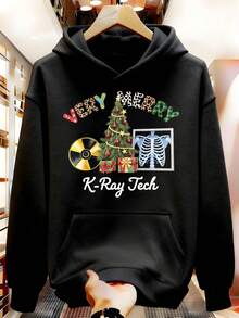 Sudadera con Capucha Nueva Primavera y Otoño Sudadera Impresa para Hombres SNKU - Negro - Ver 1