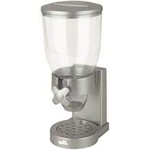 Zevro KCH-06123 Dos dispensadores para alimentos secos, blanco / cromado(Dispensador individual Plateado) - Multicolor - Ver 2