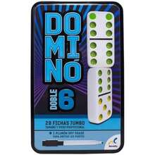 Hikyskin - Dominó Doble 6, empaque puede variar - Azul-Doble 6 - Ver 4