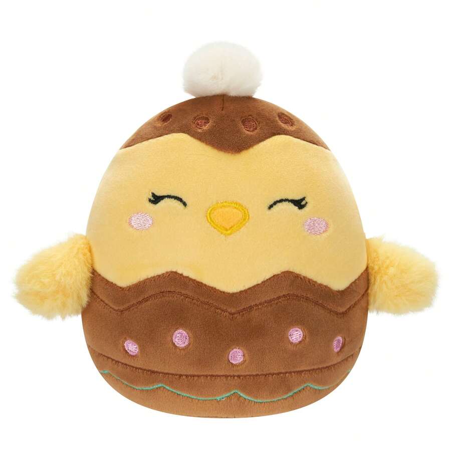Squishmallows 5" Aimee The Yellow Chick In Chocolate Egg - Ultra Soft Easter Plush Toy - Aimee - View 1