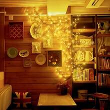 72/96 LED Lámpara flexible de vid, lámpara decorativa con forma de árbol de abedul, 8 modos de iluminación, decoración de planta realista para el hogar, sala de estar, fiesta y decoración navideña - regalo perfecto para cumpleaños, Navidad, Día de la Madre, Acción de Gracias - 1 pieza - Ver 6