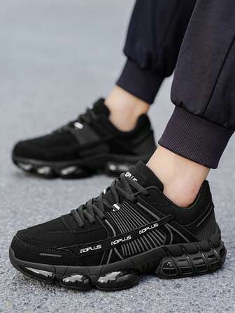 Men Casual Sneakers,Men's Outdoor Casual Sports Shoes, Lace Up, Sneakers, Breathable With Air Cushion Men's Shoes,Shoes For Men,Sneakers For Men,Men Shoes