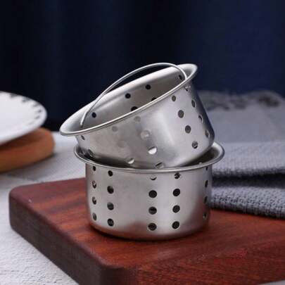 Kitchen Sink Strainer Stainless Steel 1PC, Fine Mesh Drain Cover Filter For Food Particles Hair, Universal Fit For Kitchen Bathroom Sink Drains, Corrosion Resistant Easy Clean Strainer